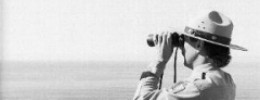 Vintage Ranger with Binoculars